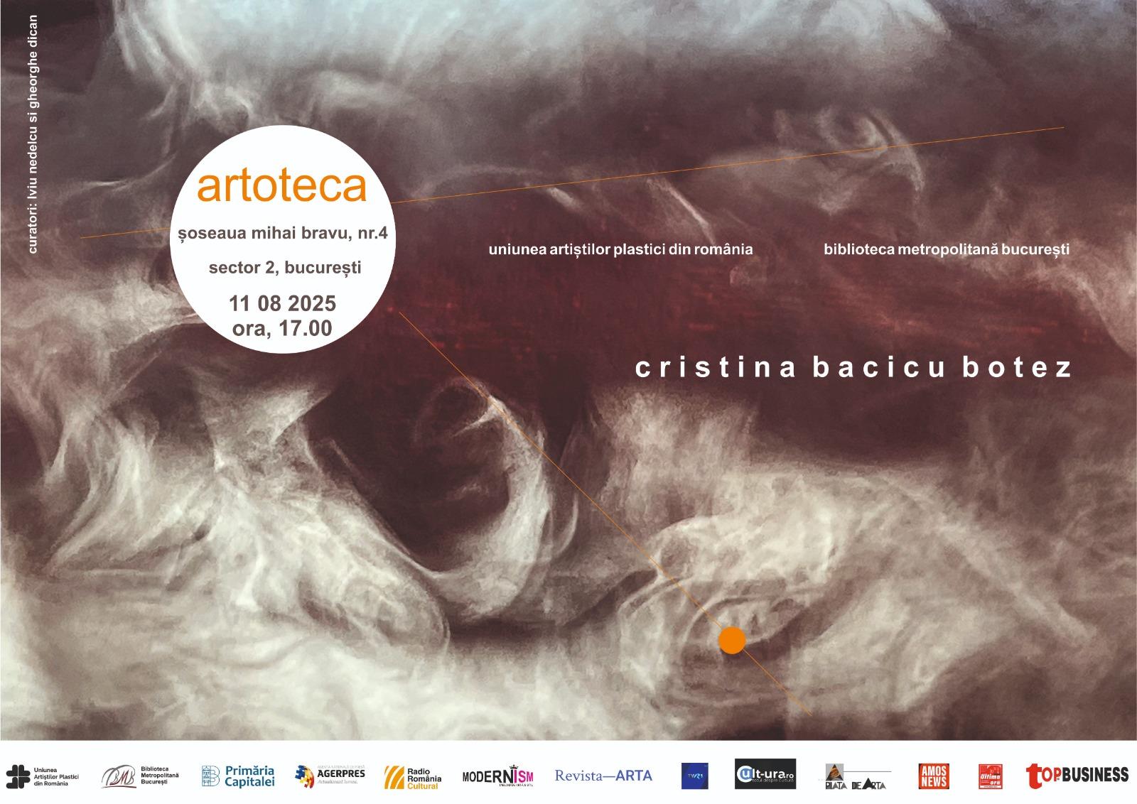 Deschidere Expoziție Vară și Fum la Galeria Artotecii BMB - Fotografia digitală întâlnește arta surprinzătoare a Cristinei Bacicu Botez, 11 august 2025
