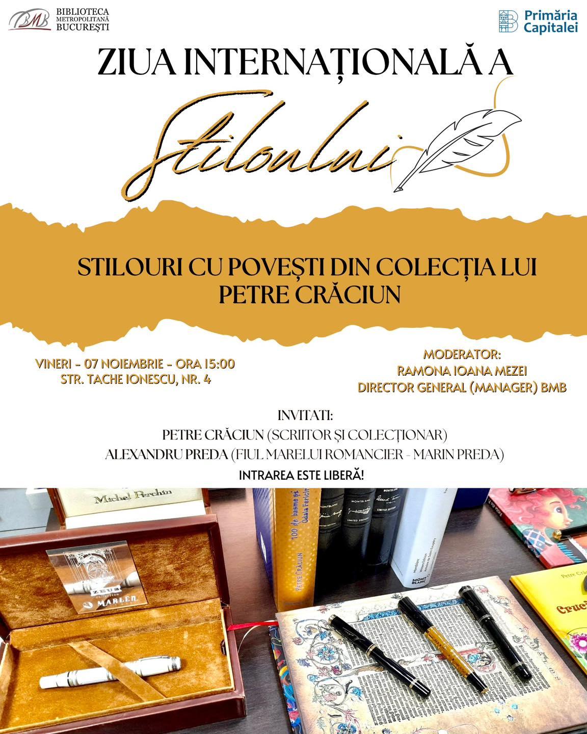 Fiul lui Marin Preda, prezent la Biblioteca Metropolitană București